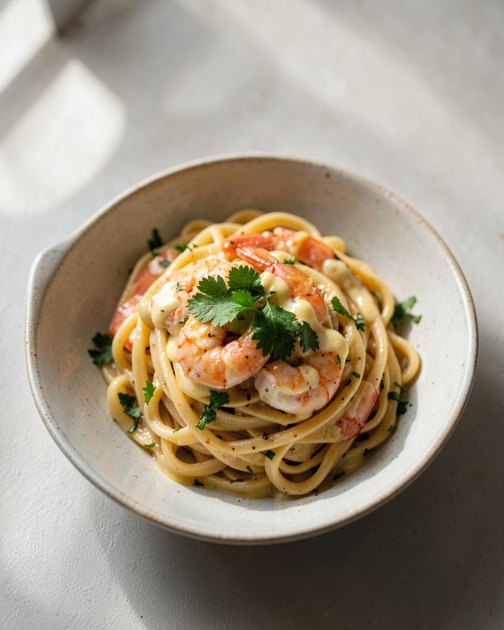 Garlic Butter Shrimp Pasta — Sweet shrimp, nutty garlic butter, glossy pasta in 20 minutes.